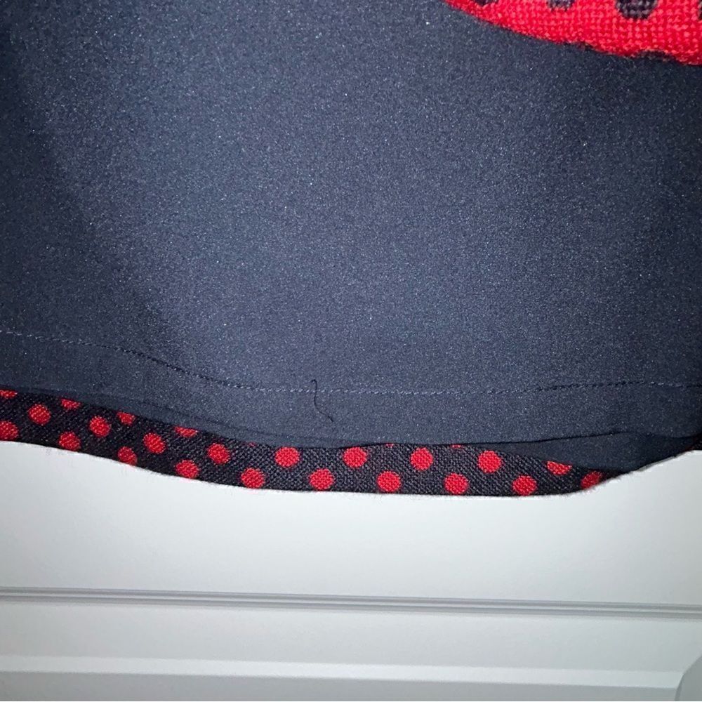 Talbots Polka Dot Print Wool Blend Pencil Skirt - Picture 5 of 5